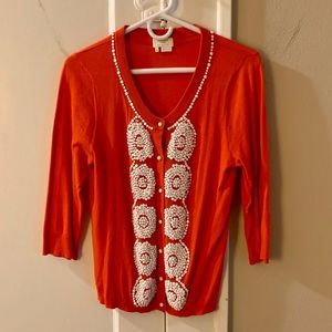 Kate Spade Embellished Cardigan, size M